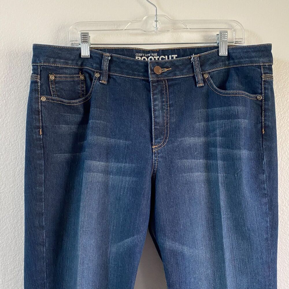 NY&C Jeans Curvy Low Rise Bootcut Women's‎ Size 16 Tall - Picture 5 of 12